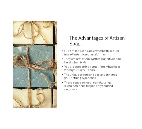 Bristol Soap Company Artisan Soap, 4 Guest/Travel Size Bar Pack — view 5