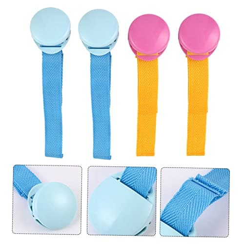 Baby Stroller Blanket Clip 4pcs Portable ABS Polyester Holder — view 6