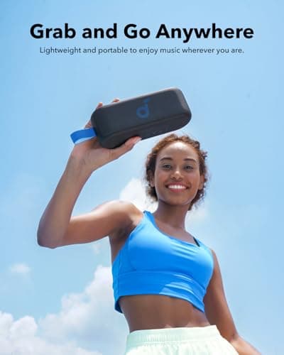 soundcore Select 3 portable speaker, 16W Stereo Sound, BassUp™ Technology, Ultra-Portable Design, 20-Hour Playtime, IPX7 Waterproof, Perfect for Outdoor Adventures — view 4