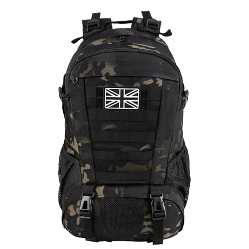 Jueachy Military Tactical Backpack 30L Water Resistant Rucksack for Men