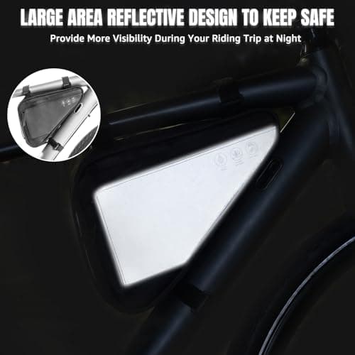 Eyein Bike Triangle Frame Bag, Cycling Waterproof Front Handlebar Pouch — view 5
