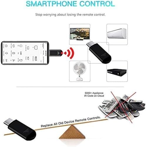 Phone IR Remote Controller Adapter 15-Meter Range Compact — view 2