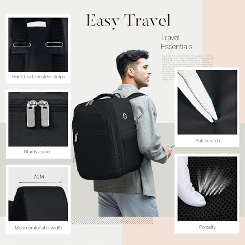 RuoSien Easyjet Cabin Bag 45 x 36 x 20 Underseat Travel Backpack — view 4