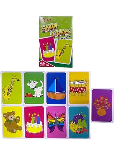 Ram® Classic Snap Card Game Matching Pairs Board Game Family Fun Kids Card Games