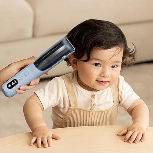 Silent Hair Clippers for Kids – Noise- Electric Trimmer, Waterproof Cordless Clipper | Gentle Hair Cutting Tool, Quiet Kids’ Hair Shaver for Home Salon Kit, Kids Grooming Corner, Family — view 6