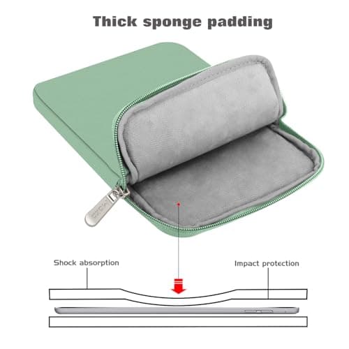 MoKo 9-11 Inch Tablet Sleeve Bag with Soft Padded Lining — view 4
