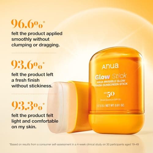 Anua Invisible Glow Sun Stick, SPF 50, UV Protection, 17.5g — view 6