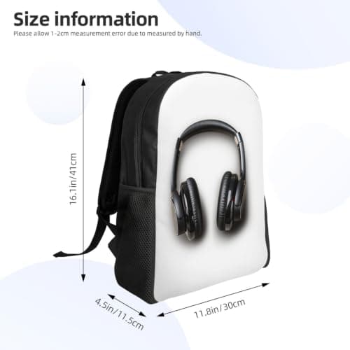 BVNMT Travel Laptop Backpack for Men Women,16 Inch Work Business Backpack — view 3