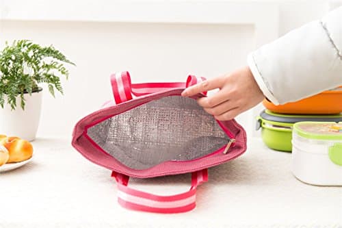 Vinsani Insulated Thermal Lunch Bag Portable Reusable Cooler Bag Unisex — view 2