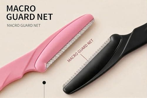 20 PCS Eyebrow Razor & 2-in-1 Dual-Ended Brow Brush, Facial Razor Shaper for Precisely Triming and Shaping Facial Hair Women's Trimmer Shaving Grooming Kit — view 2