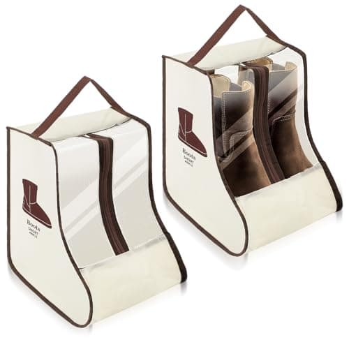 AOZUO 2 Set Boot Storage Bag, Portable Boots Protector Bag