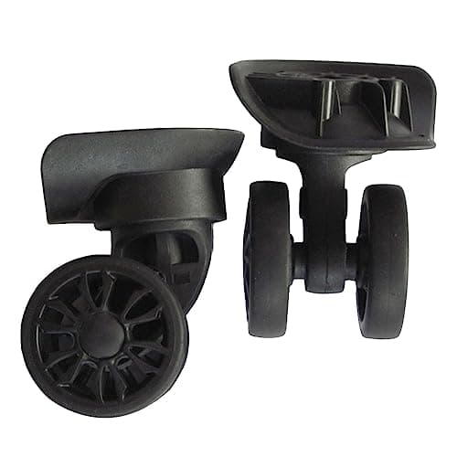Hzoibyze 2Pcs A89 Luggage Replacement Wheels Silent Wheel for Suitcase Shopping Carts — view 5