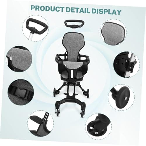 Baby Stroller Lightweight Portable One Click Fold High View — view 6