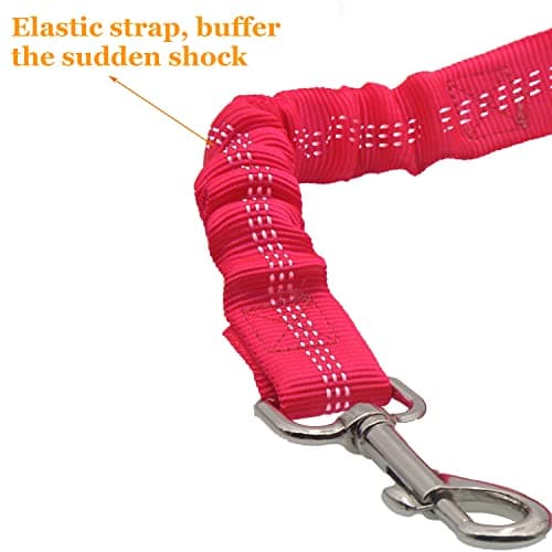 Xundefeng 2x Red Dog Seat Belts for Cars UK Dog Car Harness Seat Belt Dogs Seatbelt Clip Lead — view 3