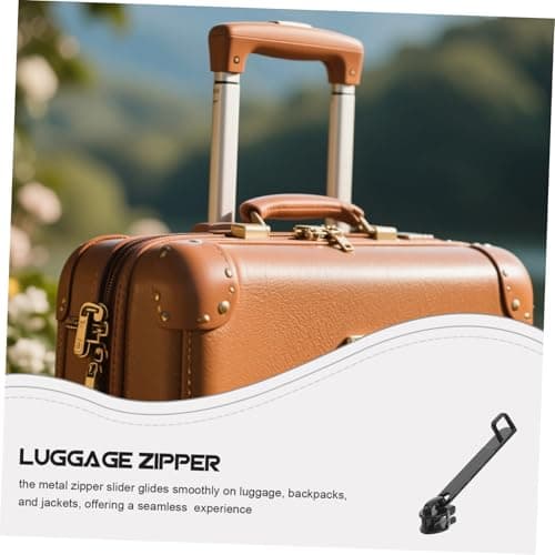 Black Zipper Slider Repair Kit 6pcs for Luggage and Bags — view 5