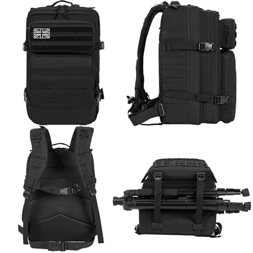 OUUTMEE Military Tactical Backpack 20L/25L/35L/45L, MOLLE Rucksack for Men — view 5