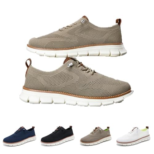 Mens Wearbreeze Shoes, Breeze - Comfortable and Stylish Footwear, Urban - Ultra Comfortable Shoes (Khaki, Adult, Men, 7.5, Numeric, UK Footwear Size System, Wide)