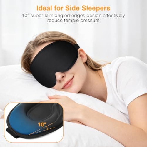 Gritin 2026 Gen 2 Sleep Mask-100% Blackout Eye Sleeping Mask for Women&Men — view 4