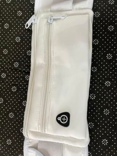 Umrah & Hajj White Waist Belt with Multiple Pockets – Travel Money Belt for Coins, Cash, Documents & Water Bottle Holder, Adjustable Pilgrimage Belt for Men & Women — view 2