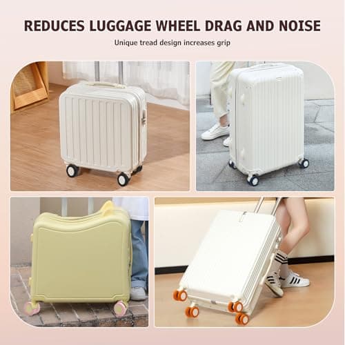 Luggage Wheel Covers Anti Dust & Scratch, For 2-2.4" Wheels, Gradient Green — view 6
