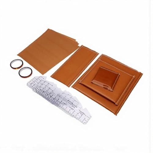 Bewinner 4PCS Heat Press Pillow Mat Kit DIY Accessories with PTFE Sheets, Heat Proof Tape, T-Shirt Alignment Rulers for Sublimation, Ironing, Screen Printing - Non-Stick, Reusable 15x12in — view 2