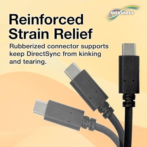 BoxWave Cable Compatible with Netgear Nighthawk M6 Pro Mobile Hotspot (MR6500) - DirectSync - USB 3.0 A to USB 3.1 Type C, USB C Charge and Sync Cable - 6ft - Black — view 6