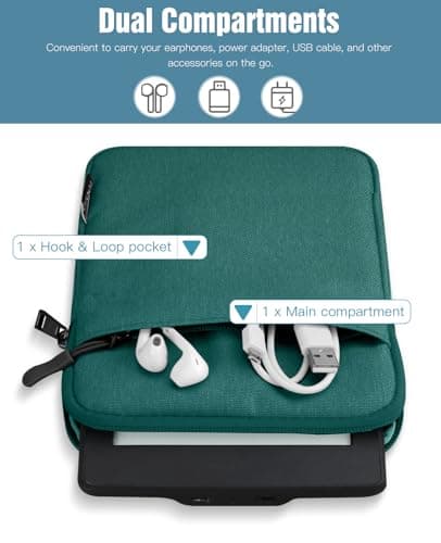 TiMOVO 6-7 Inch Sleeve Case for eReader, Dark Green — view 6