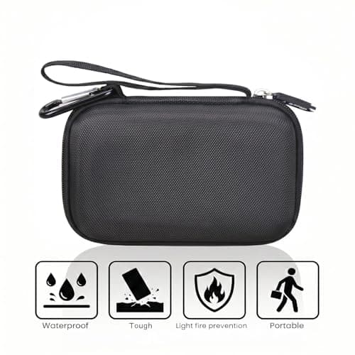 Case for TP-Link 5G Mobile Hotspot M8550 | Tri-Band AXE3600 - Hard Travel Protective Carrying Storage Bag, Box Only (Black) — view 5