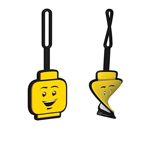 Lego Face Luggage Tag — view 3
