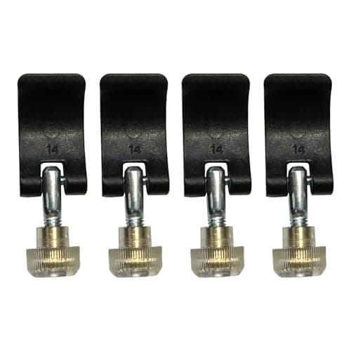 Acunny Walking Stick Lock Buttons, Replacement Safety Lock for Walking Stick - Quick Release with Nuts for Climbing Pole - Fixing Part for Hiking Camping