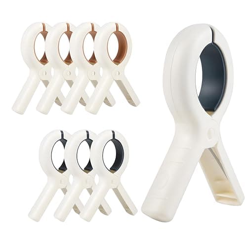 8 Pcs Beach Towel Clips,Towel Clips for Sun Loungers,Large Towel Clips,Sunbed Towel Clips,Strong Grip Clothes Pegs for Sun Lounger, Laundry, Sunbeds,Pool Chairs, for Beach, Pool,Garden