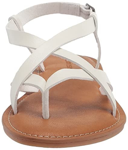Amazon Essentials Women's Casual Strappy Sandal, White, 6 UK — view 2