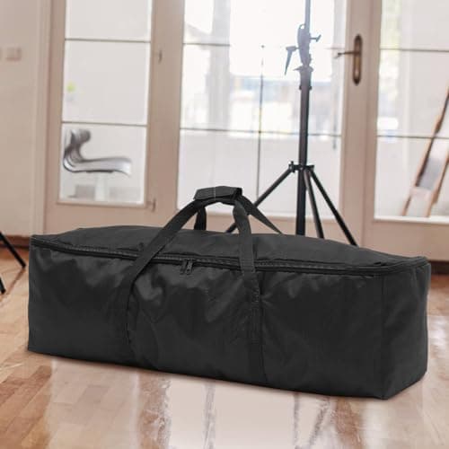 OKUMEYR Tripod Protective Case Carry Bags Oxford Cloth 2pcs Large Capacity with Zipper Foldable Tripod Storage Bag for Travel Photography Equipment — view 3