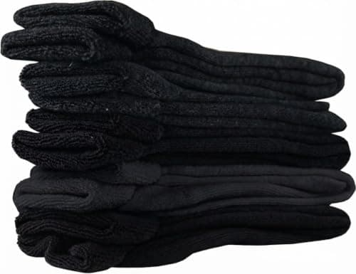 reshmena® 2 Diabetic Merino Wool Thermal Socks Women's Wool socks Extra Warm Thick Non Elastic Soft Wide Top Womens Socks Womens Walking thermal Socks Merino Size 4-8 Black — view 6