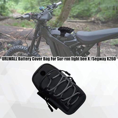 WEISIPU Waterproof Motorcycle Handlebar Bag,Motorcycle Battery Cover Storage Cloth BagUSB Charge Hole, Motorbike Storage Accessory Pouch Fit For Sur-ron Light Bee X Segway — view 3