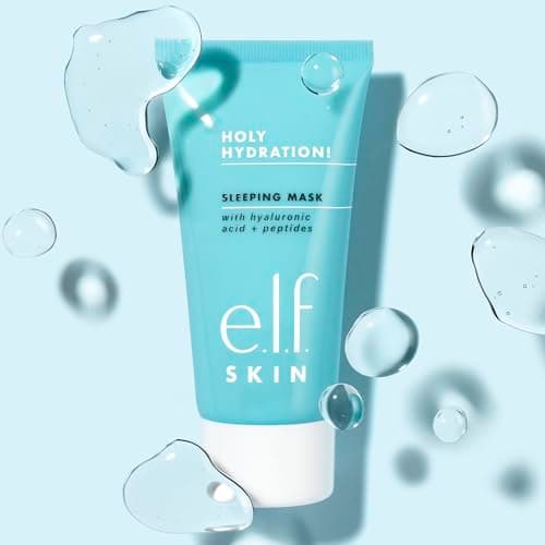 e.l.f. SKIN Holy Hydration! Sleeping Mask, Moisturising & Plumping Dual-Use Sleep Or Rinse-Off Face Mask, Soothes Skin With A Creamy Formula — view 3