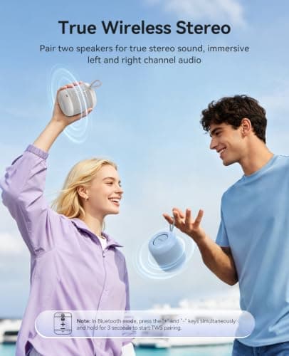 ORICO Mini Portable Bluetooth Speaker, with IPX5 Waterproof Speaker — view 4