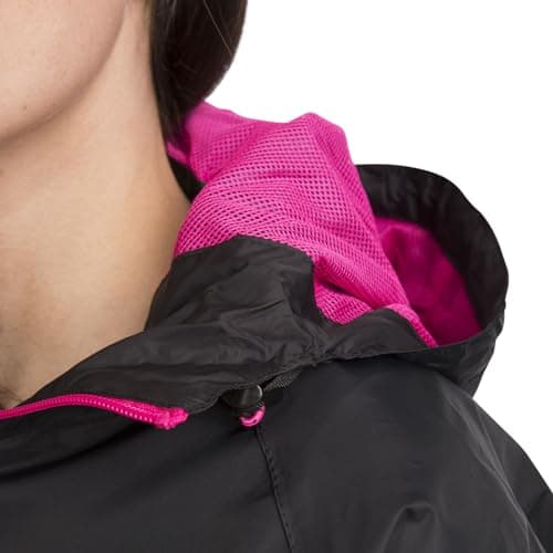 Trespass Womens Quikpac Packable Waterproof Walking Jacket - Black - 3XL — view 4
