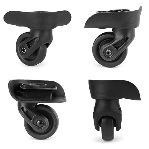 GUGULUZA 1 Pair Luggage Suitcase Wheel Replacement Spare Spinner Wheel for Hard Shell Suitcase Repair, GW237 — view 5