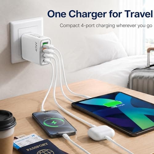 Hyleon European USB Charger, Fast Charge Travel Adapter — view 6