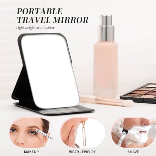 DUcare Mini Compact Travel Mirror 10.8x7cm(4.25 * 2.76in) — view 4