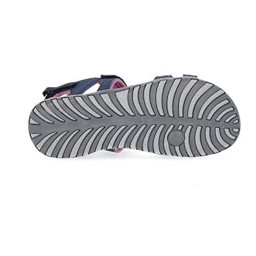 Trespass Womens Walking Sandals Serac Navy Dusty Rose in Size - 39 — view 6