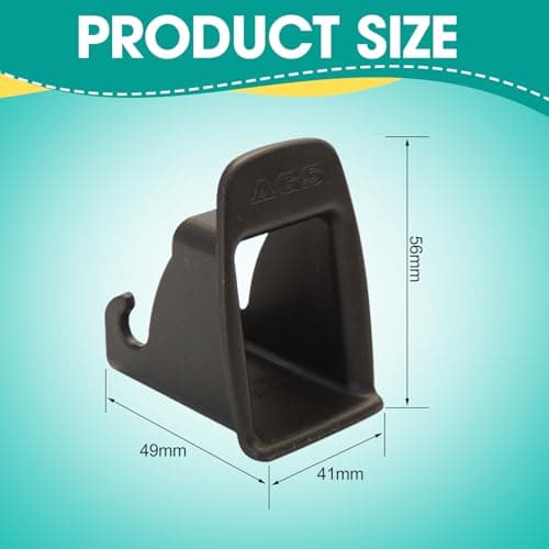 Bvtpoyy 2 Pieces Isofix Adapter, Isofix Base, Isofix Car Mounting Bracket, Adapted To Multiple Models, High-Strength, Non-Slip Abs Material, Complies With Safety Certification — view 2