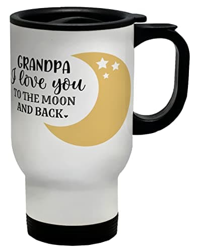 Shopagift Grandpa Love You to The Moon & Back Moon Travel Mug Cup
