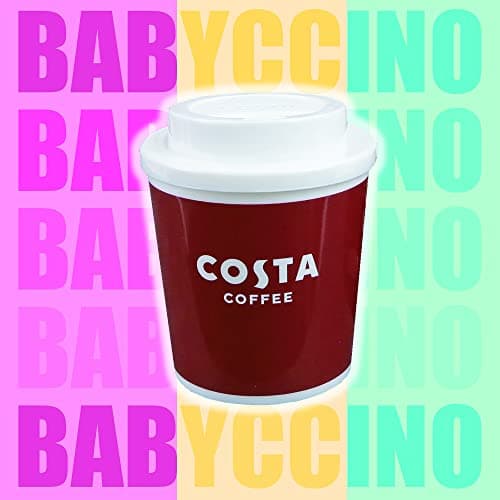 Kimm & Miller Costa Coffee Babyccino Kids Travel Mug - Small Reusable Plastic Coffee Cup with Lid (150ml) - Kids Mugs or Adults Espresso Travel Cup — view 3