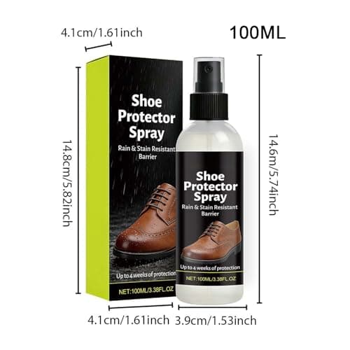 Shoe Protector Spray 100ml Waterproof Footwear Protectant Agent — view 6