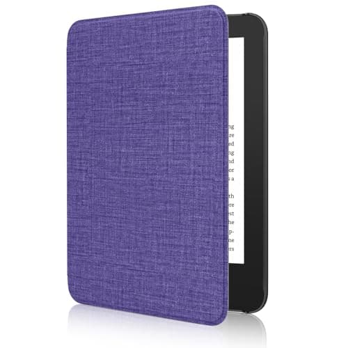 MoKo Case for 6" Amazon Kindle Basic 11th Gen 2024/2022, Denim Dark Purple
