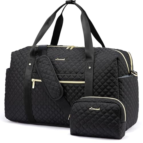 LOVEVOOK Travel Duffle Bag for Women, Weekend Overnight Bags Waterproof