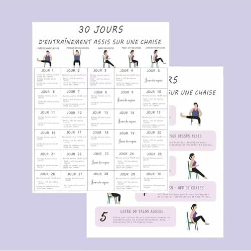 Yoga Chairs for Adults 6 Pieces 30-Day Workouts Supplies — view 6
