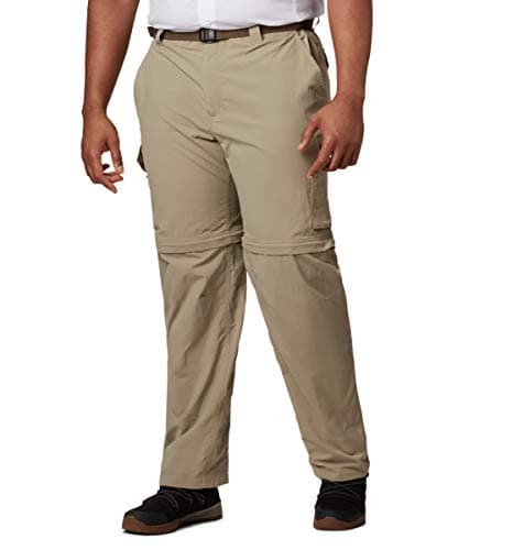 Columbia Men’s 2in1 Hiking Trousers, SILVER RIDGE CONVERTIBLE PANTS, Nylon, Tusk, Size: 30, AM8004 — view 6